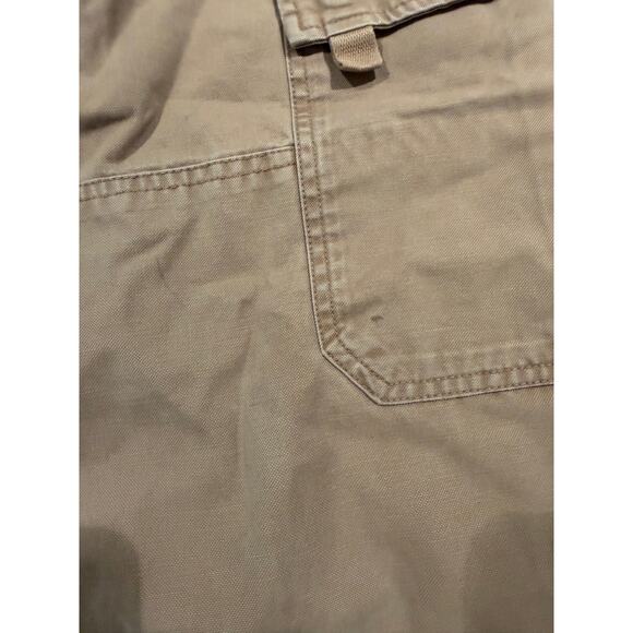 Vintage Gap Heavyweight Cargo Khaki Pants Y2K Skater Double Knee 28” x 30” - Picture 5 of 7